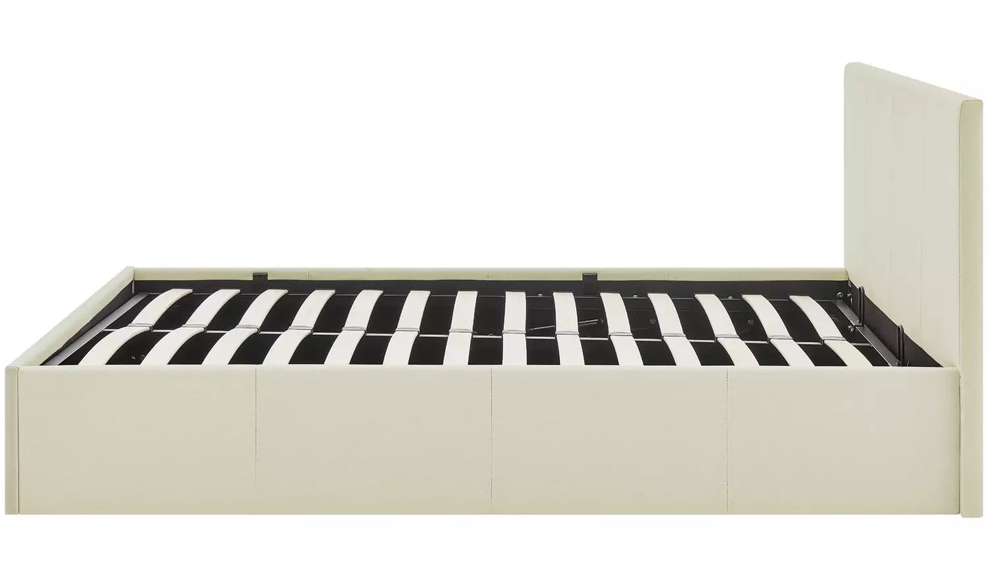 Heathdon Double End Lift Ottoman Bed - Natural